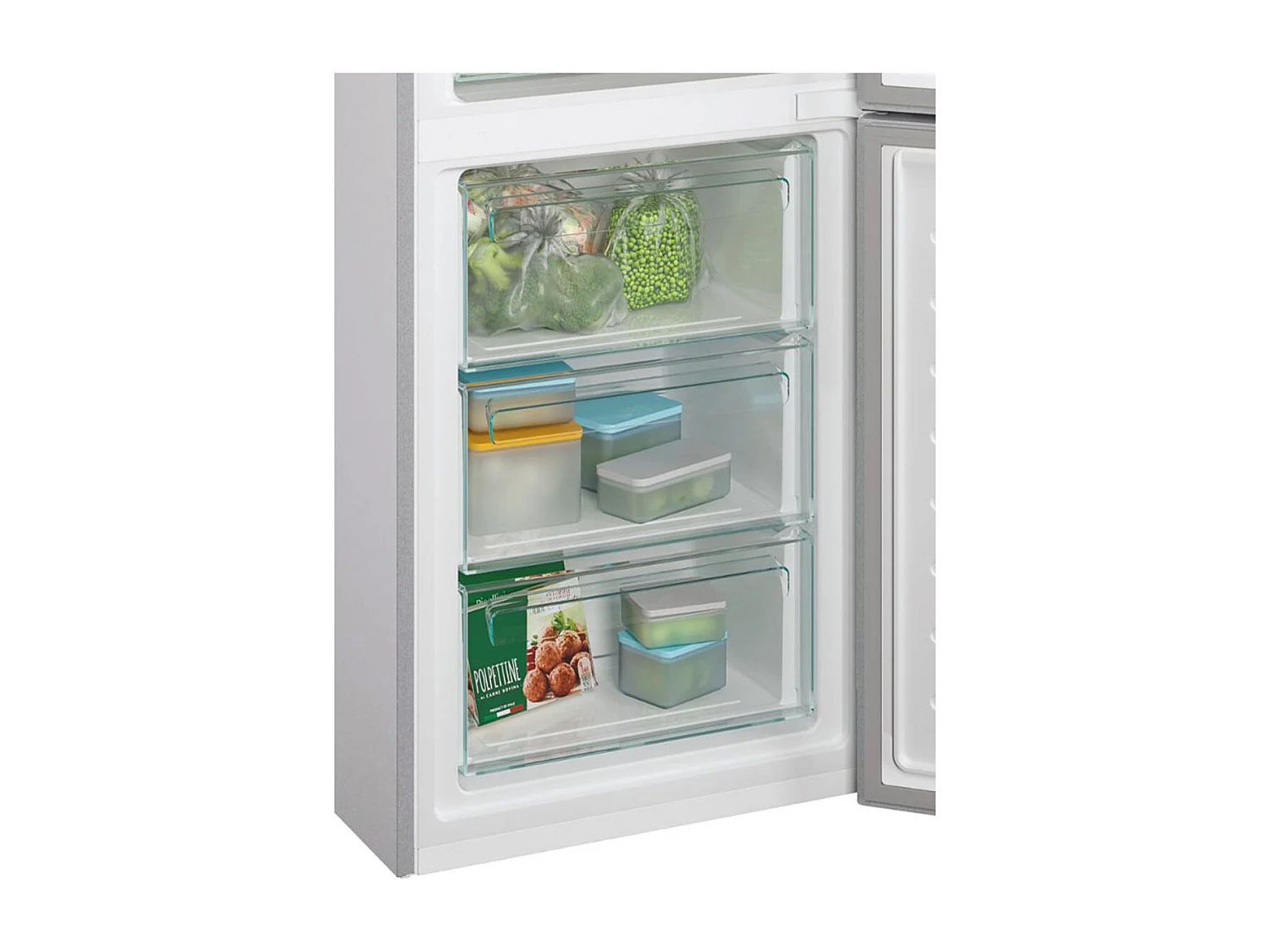Frigorífico combi Candy Fresco CCE3T618FS No Frost 342L WiFi F inox 185 cm