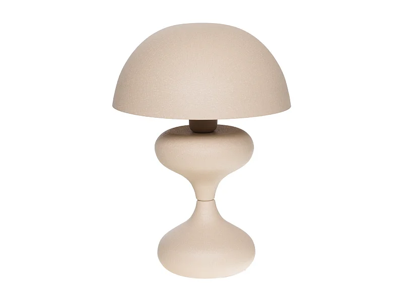 Lampe beige Mira 38 cm