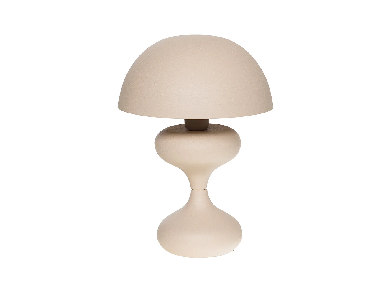 Lampe beige Mira 38 cm