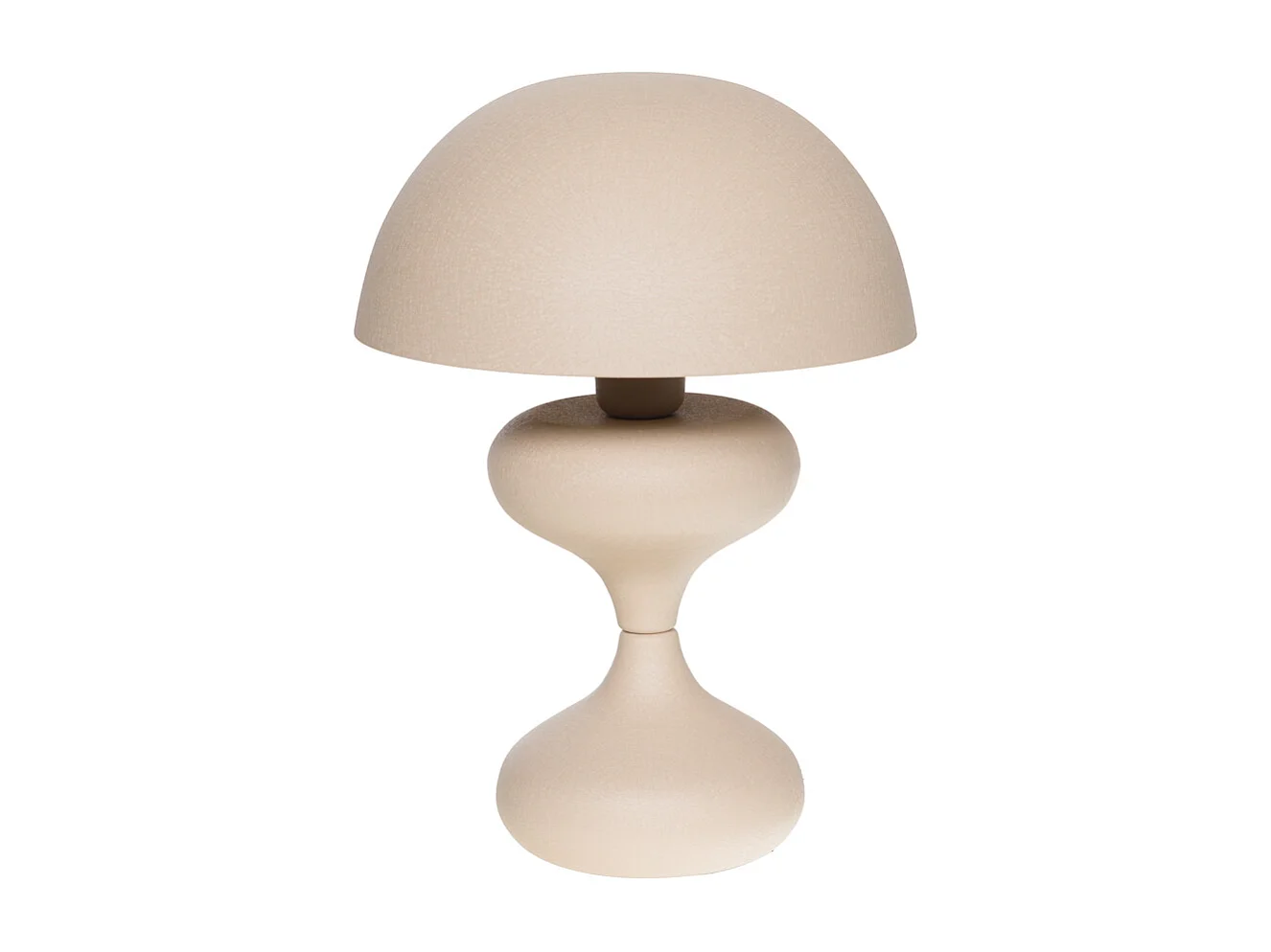 Lampe beige Mira 38 cm
