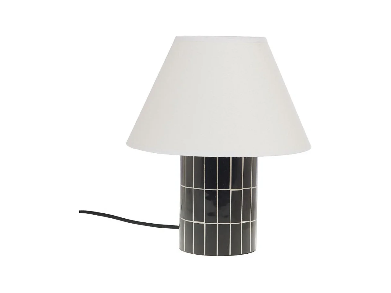 Lampe Tiléa petit modèle abat jour en lin