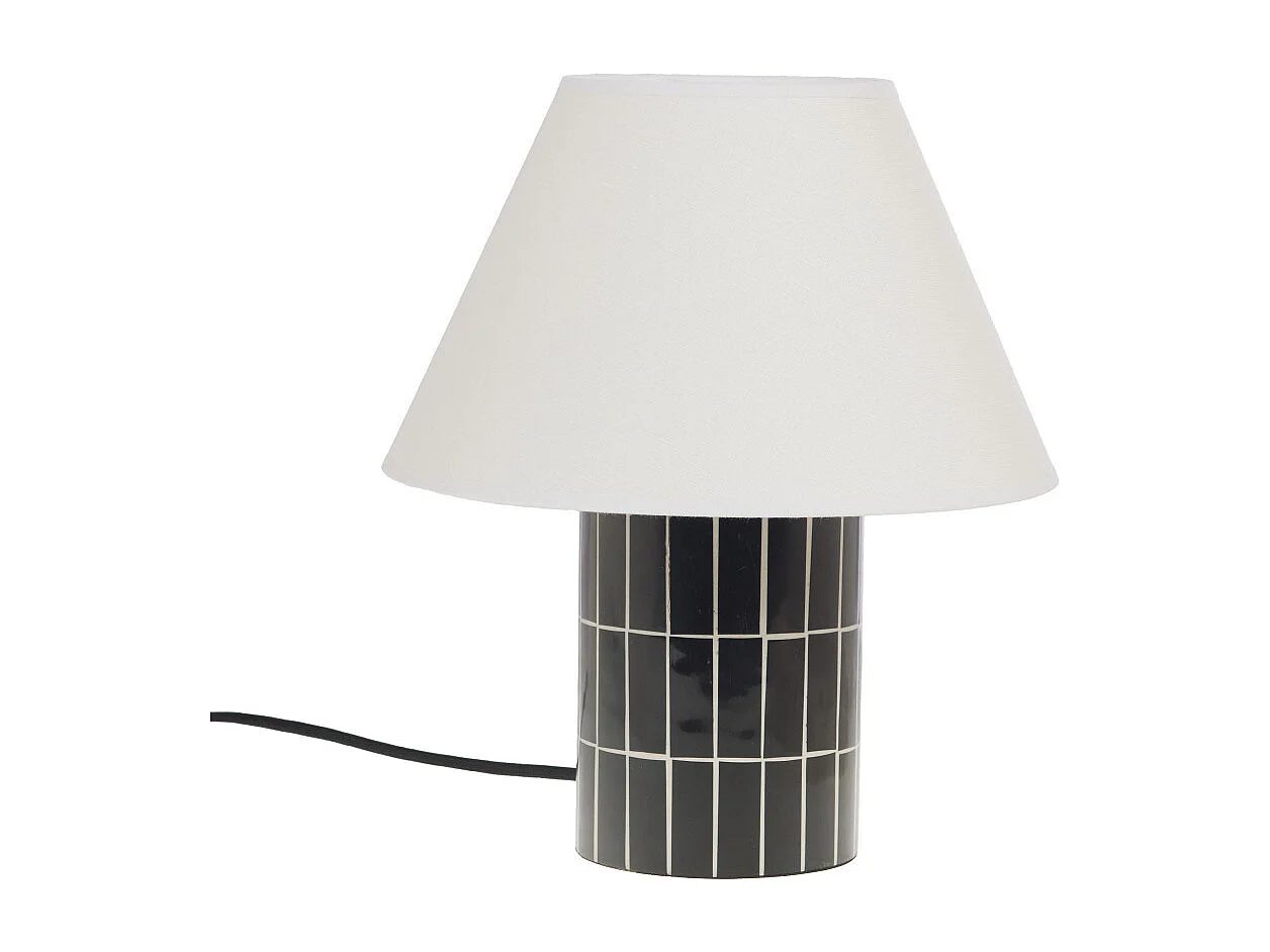 Lampe Tiléa petit modèle abat jour en lin