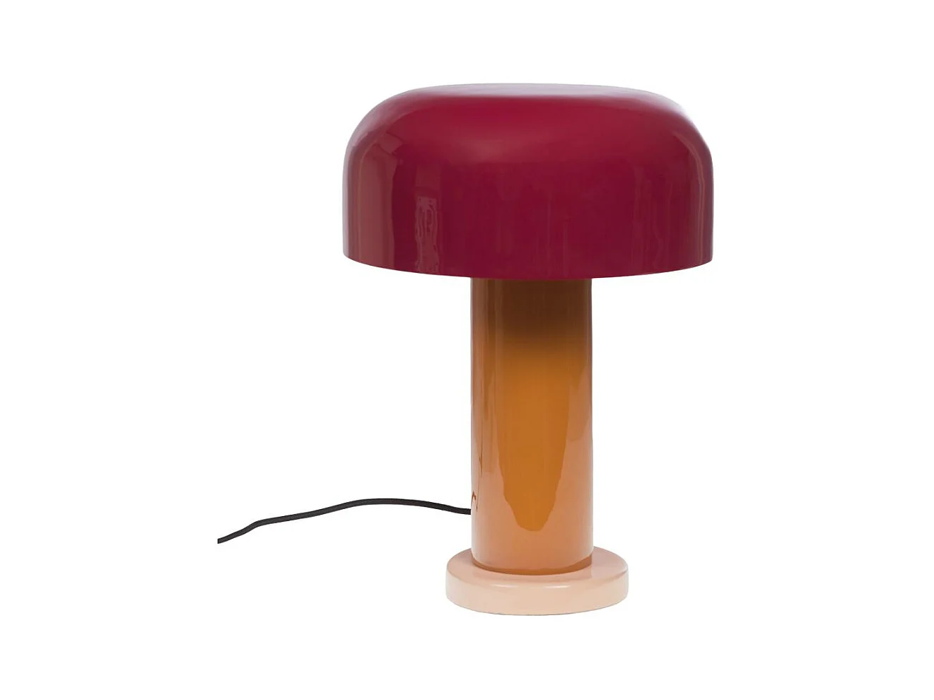 Lampe Janice orange en métal