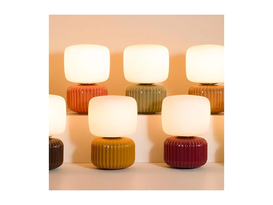 Lampe chevet Ninon moutarde