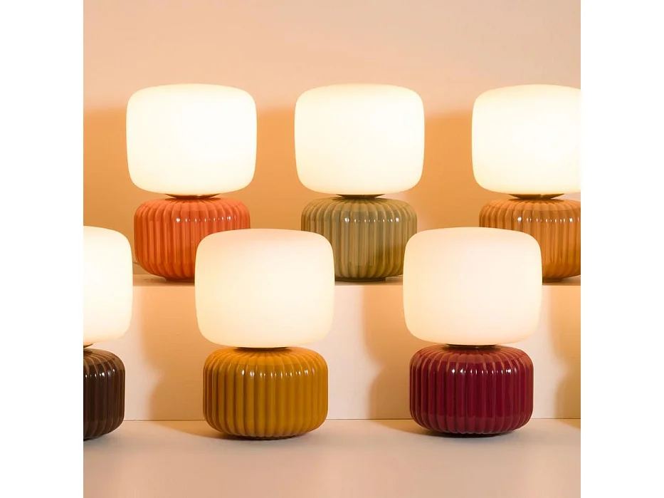 Lampe chevet Ninon moutarde