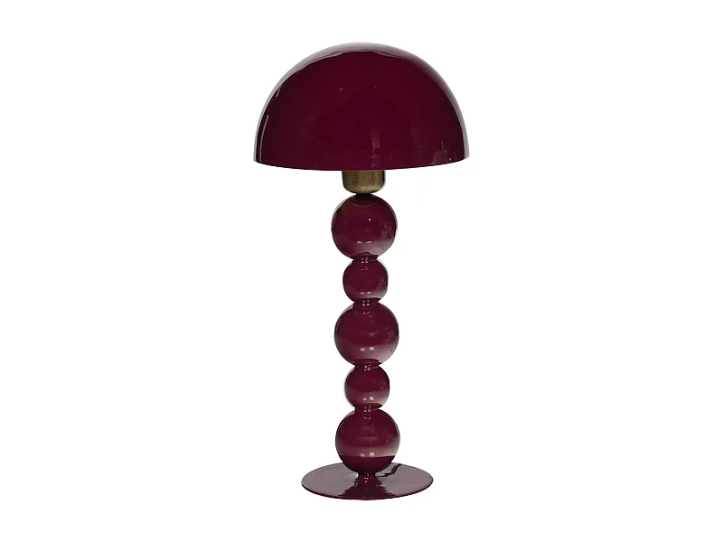 Lampe bordeaux Jalsa 43 cm