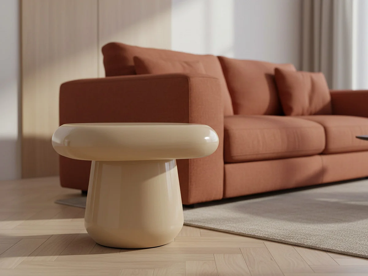 Bout de canapé Elven écru