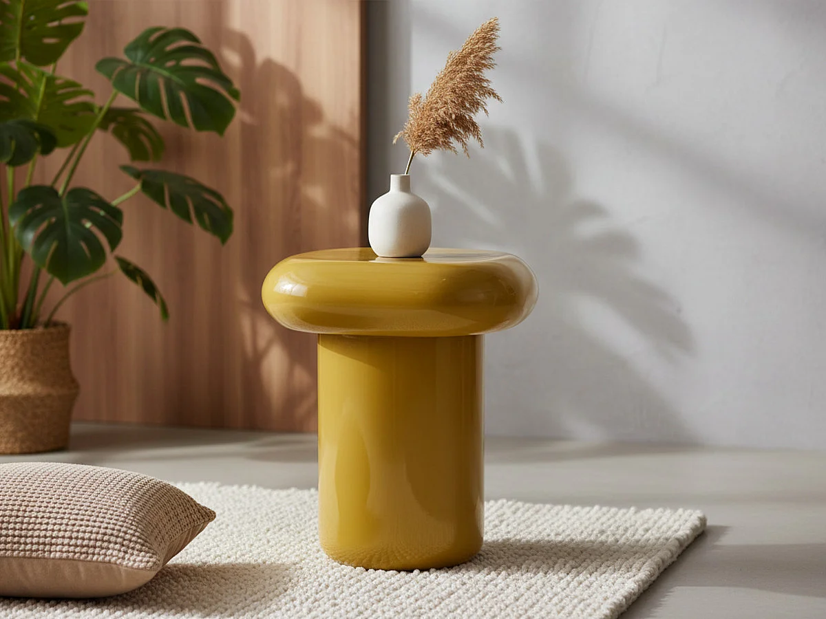 Bout de canapé Elven moutarde