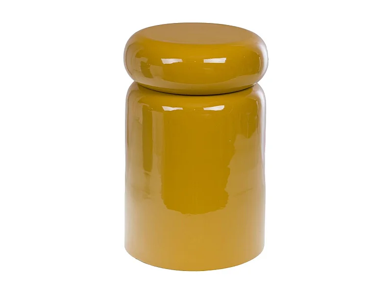 Bout de canapé Elvis grand modèle moutarde