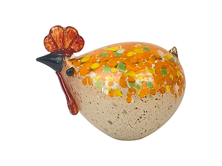 Poule Pluma orange sulfure