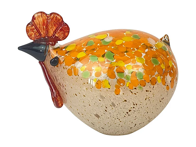 Poule Pluma orange sulfure