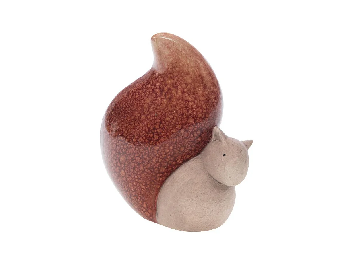 Lot de 2 écureuils terracotta