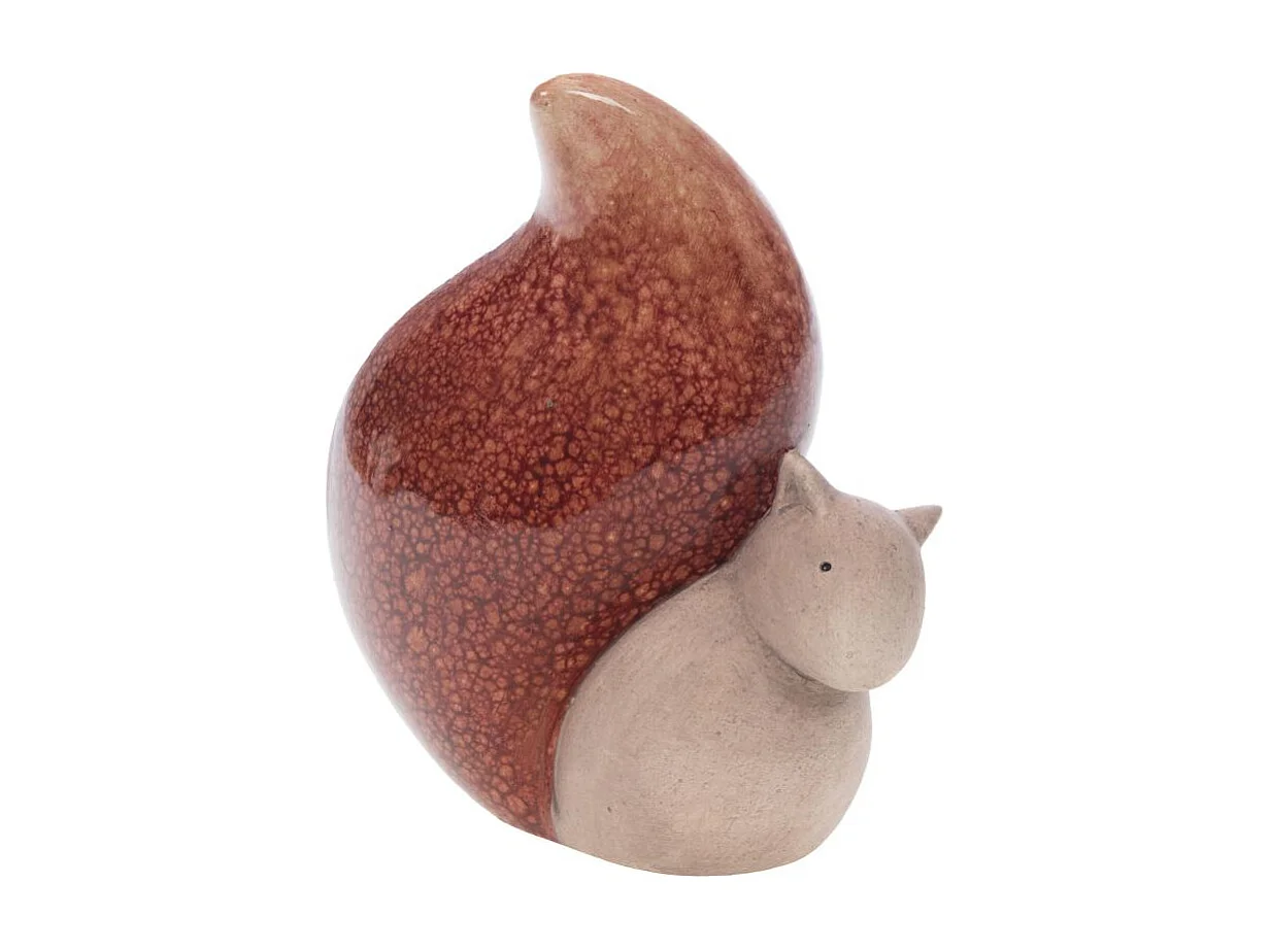 Lot de 2 écureuils terracotta