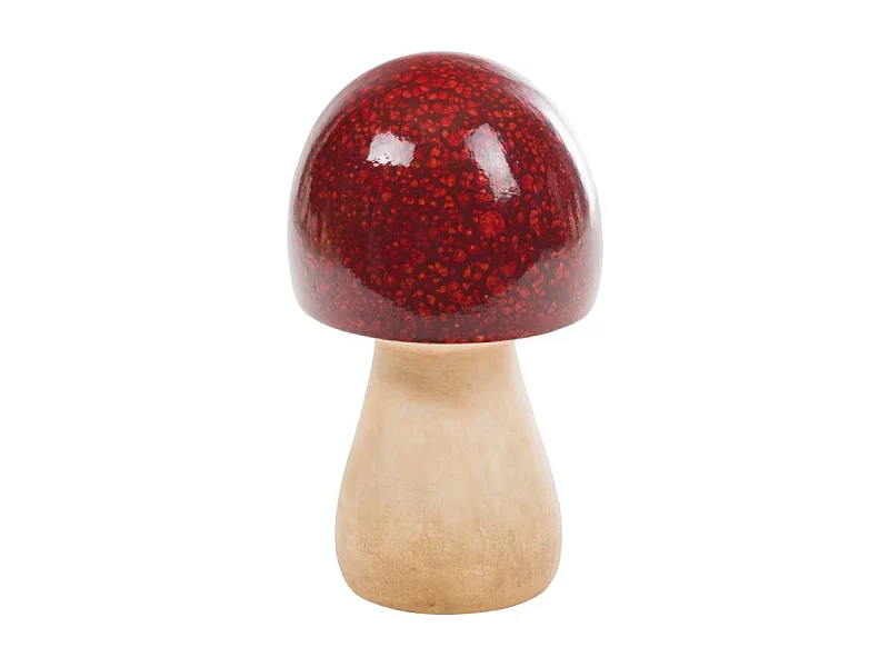 Champignon Terracotta rouge 17 cm