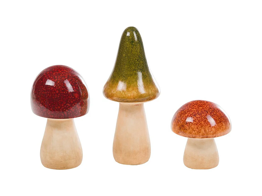Champignon Terracotta rouge 17 cm