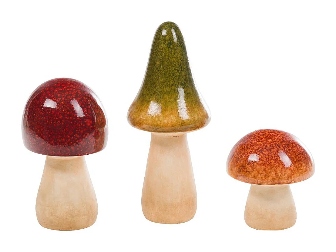 Champignon Terracotta rouge 17 cm