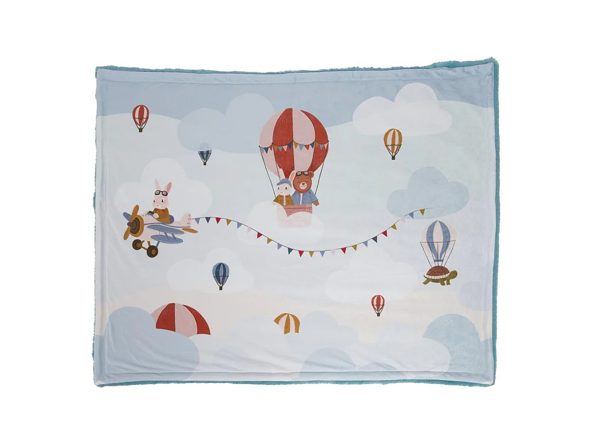 Plaid Montgolfière 100x75 cm