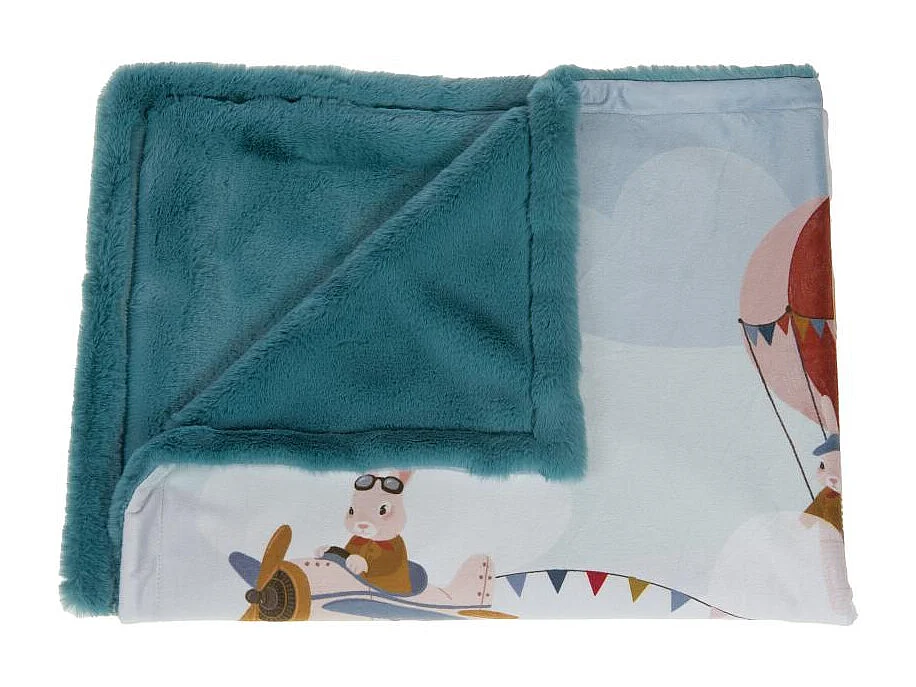 Plaid Montgolfière 100x75 cm