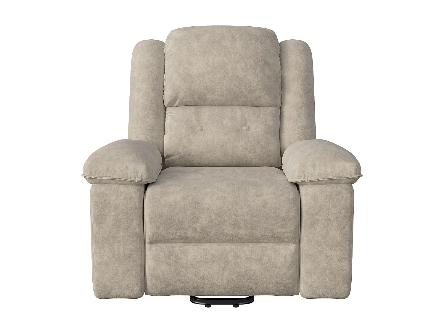 Fauteuil de Massage électrique, Fauteuil Relax avec 8 Zones de Massage Puissantes et 2 Points Chaleur, Repose-Pieds, Poches, Marron