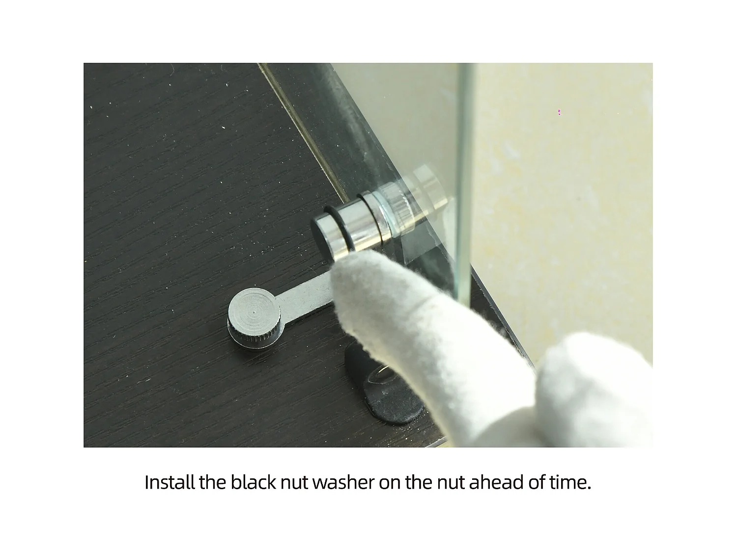 Vitrine, Vitrine en verre 4 étagères avec porte, Vitrine transparente, Armoire de rangement de sol en verre avec serrure, Noir