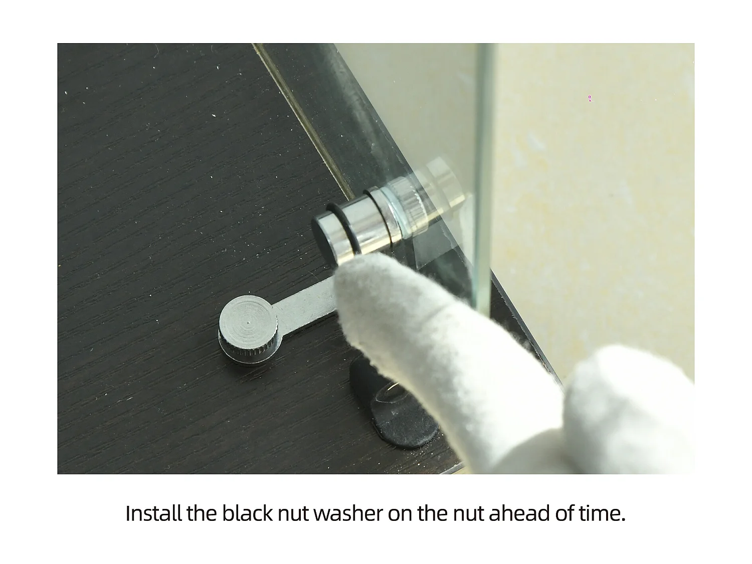 Vitrine, Vitrine en verre 4 étagères avec porte, Vitrine transparente, Armoire de rangement de sol en verre avec serrure, Noir