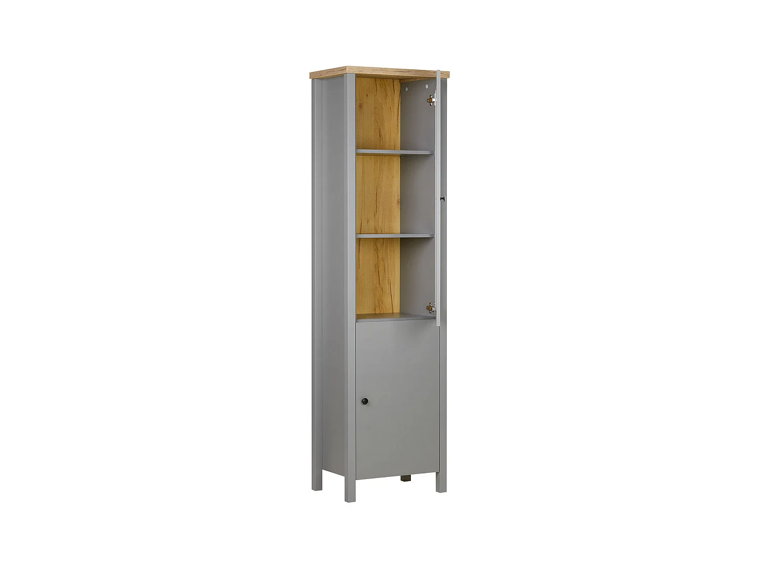 Armoire 55x200x38 cm gris