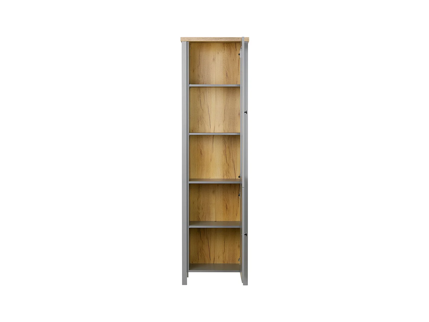 Armoire 55x200x38 cm gris