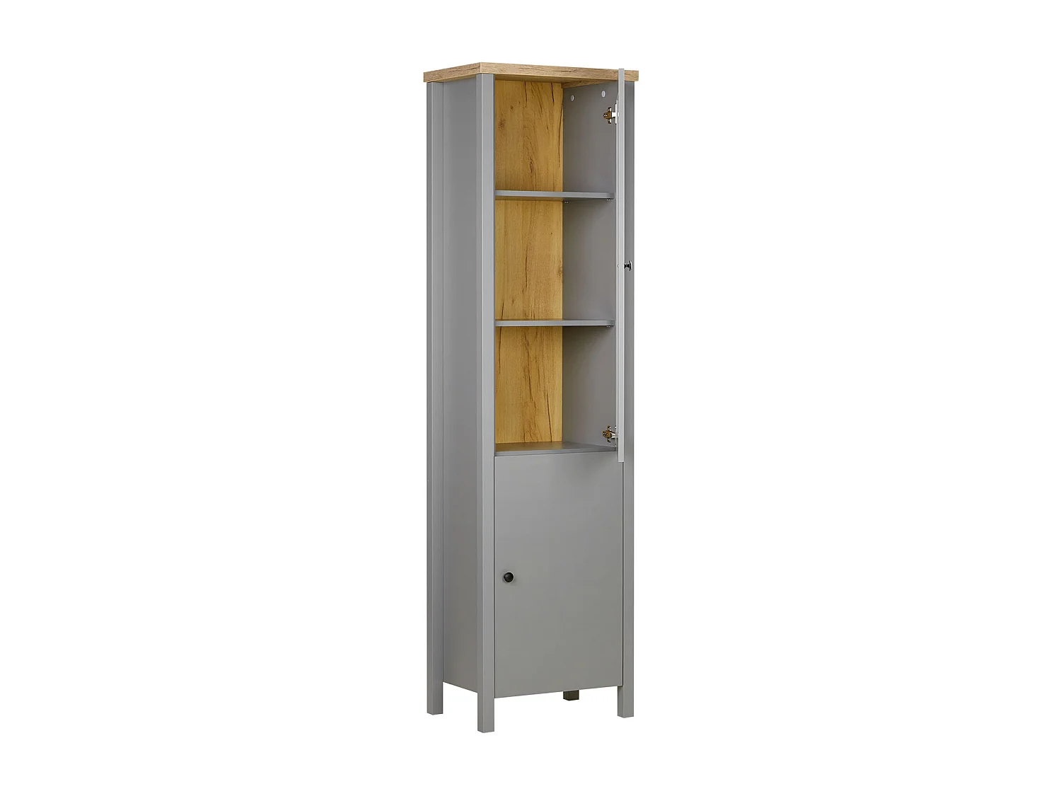 Armoire 55x200x38 cm gris