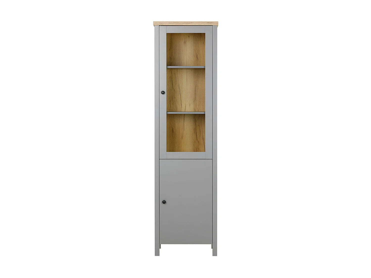 Armoire 55x200x38 cm gris