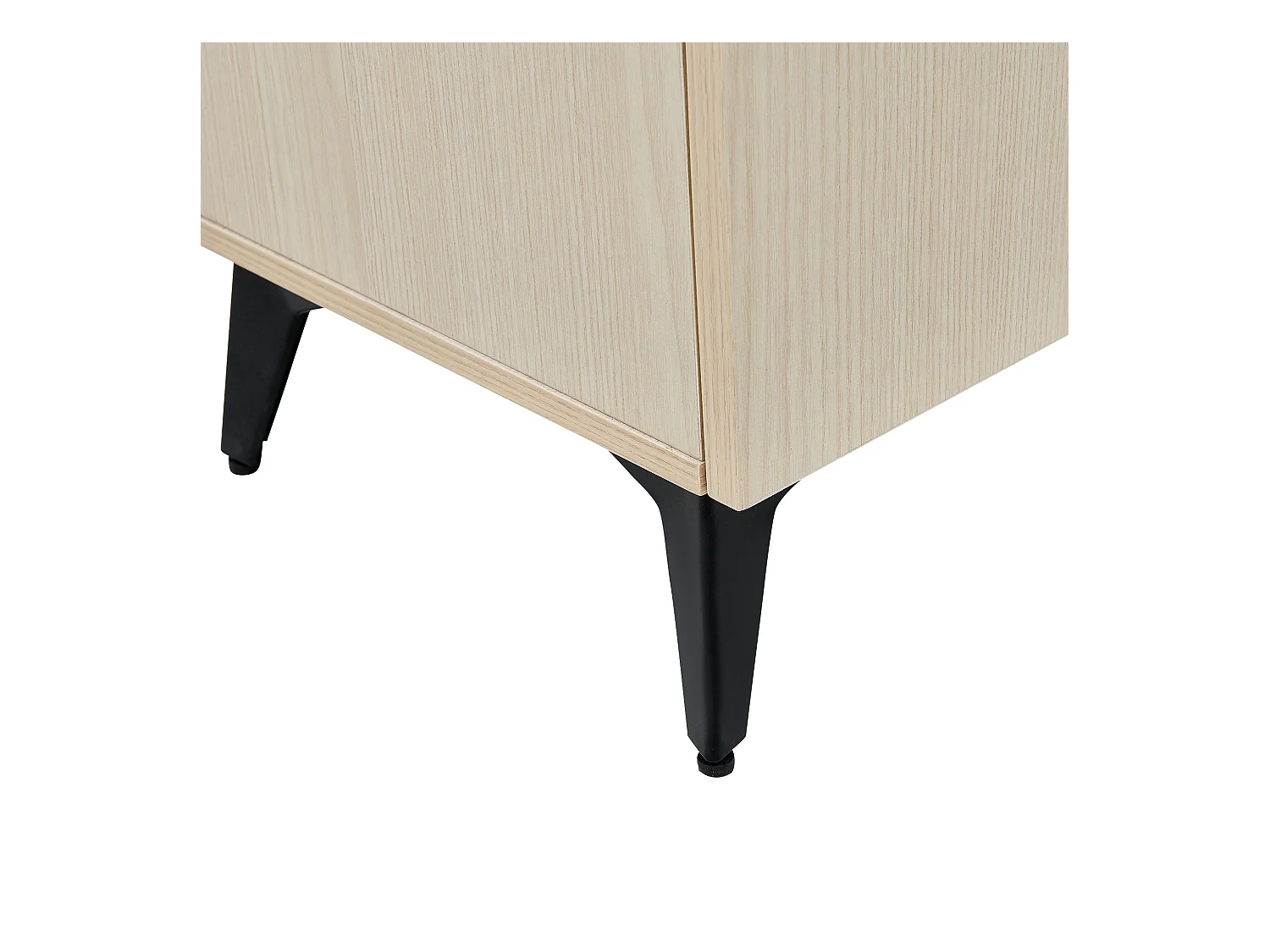 Ensemble vestiaire d'entrée 60x35x179.5 cm - avec banc - avec 4 crochets - 2 portes - Naturel