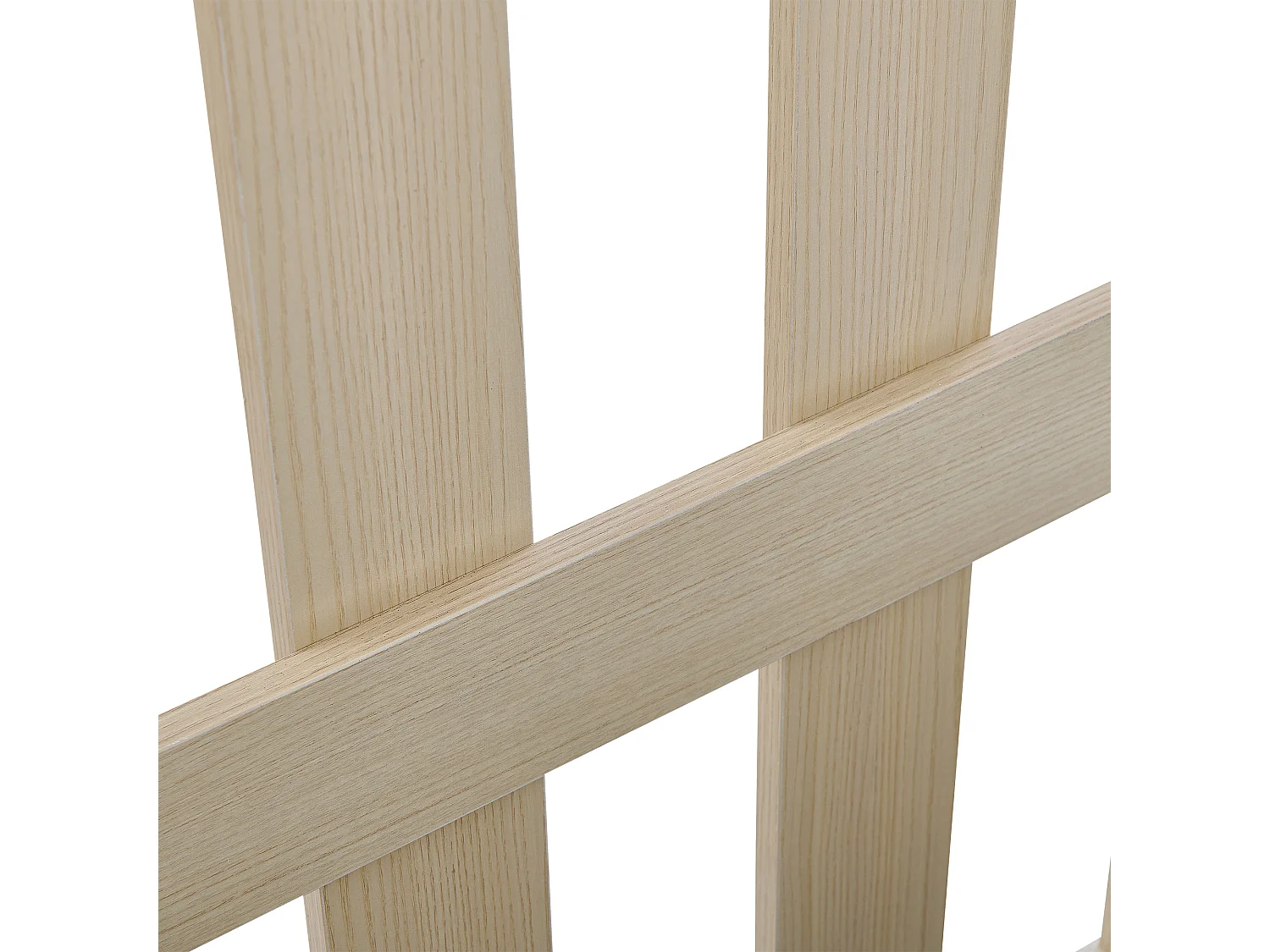 Garderobenset 60x35x179.5 cm - mit Bank - mit 4 Haken - 2 Türen - Natur