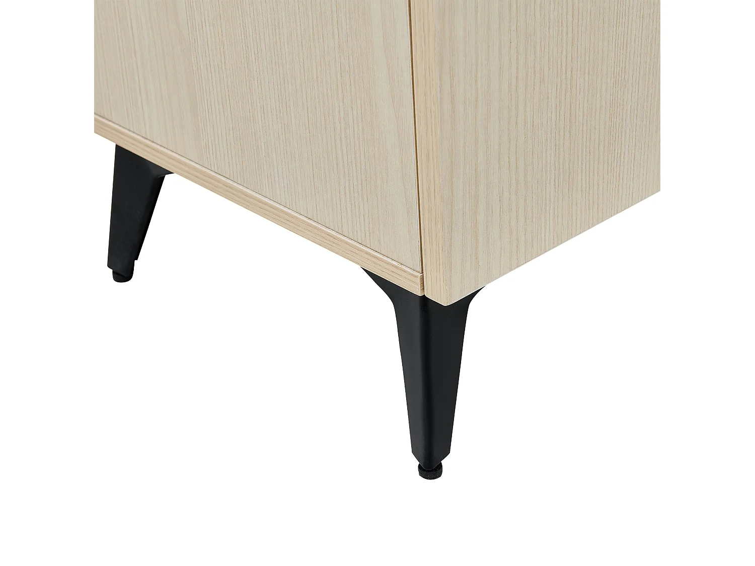 Garderobenset 60x35x179.5 cm - mit Bank - mit 4 Haken - 2 Türen - Natur