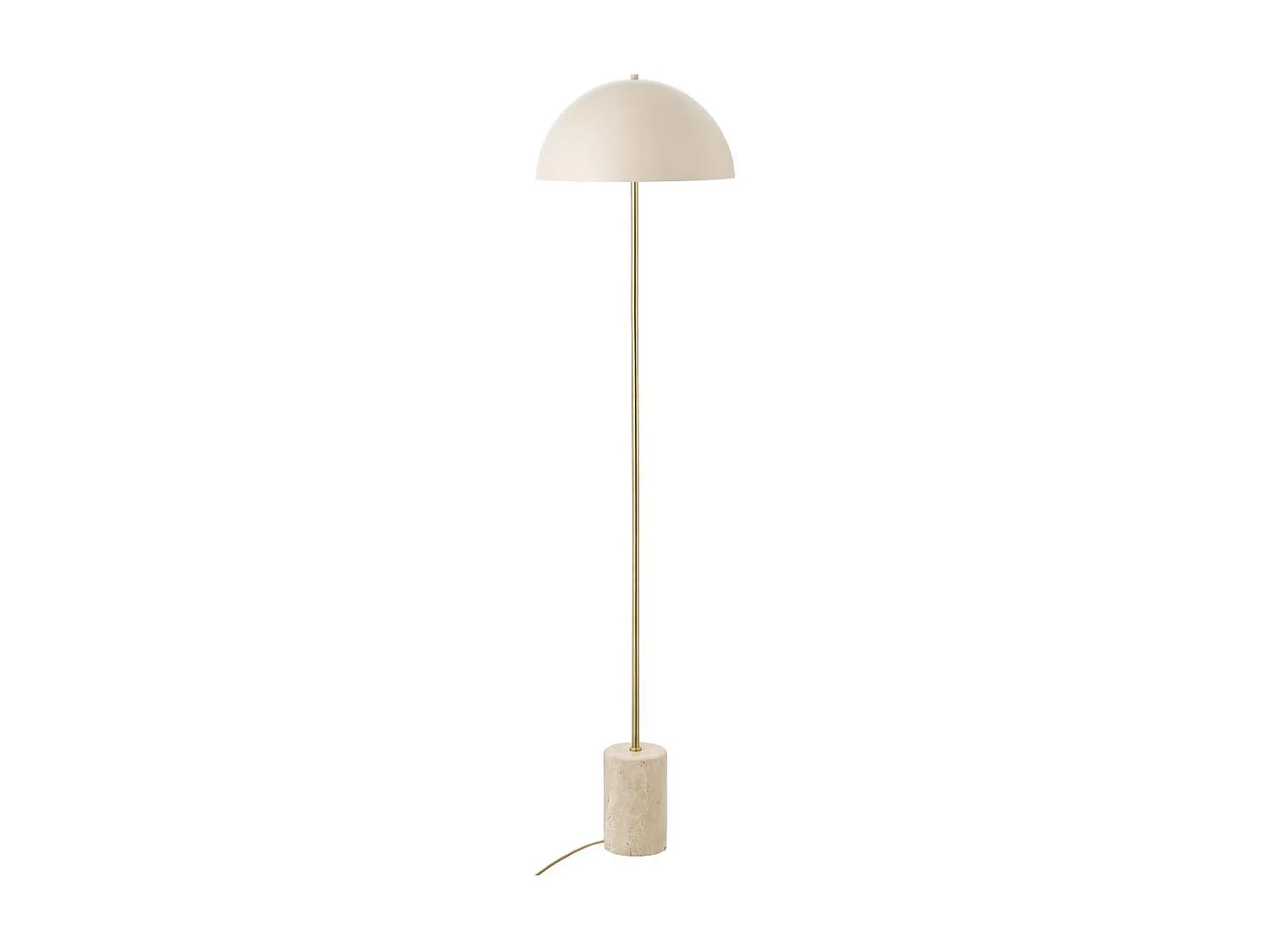 Olea lampadaire beige.