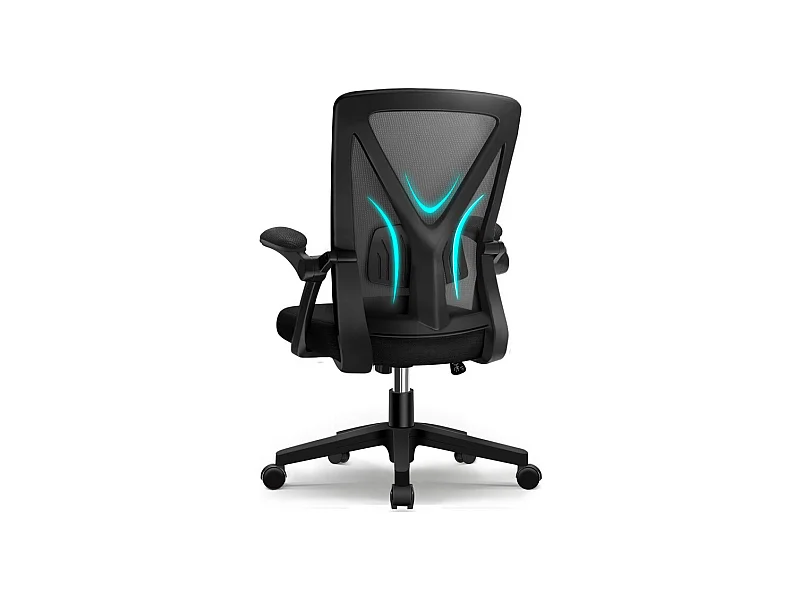 Chaise de bureau,Fauteuil de bureau,Accoudoirs Rabattables À 90°Et