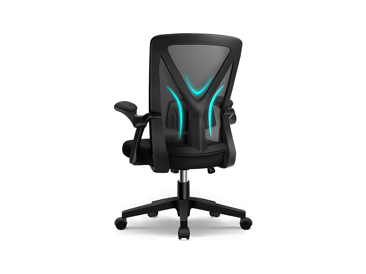 Chaise de bureau,Fauteuil de bureau,Accoudoirs Rabattables À 90°Et