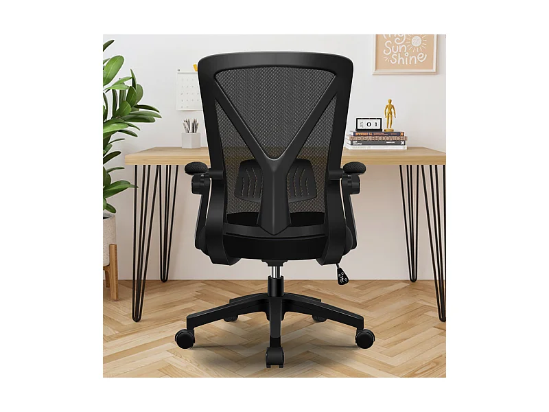 Chaise de bureau,Fauteuil de bureau,Accoudoirs Rabattables À 90°Et