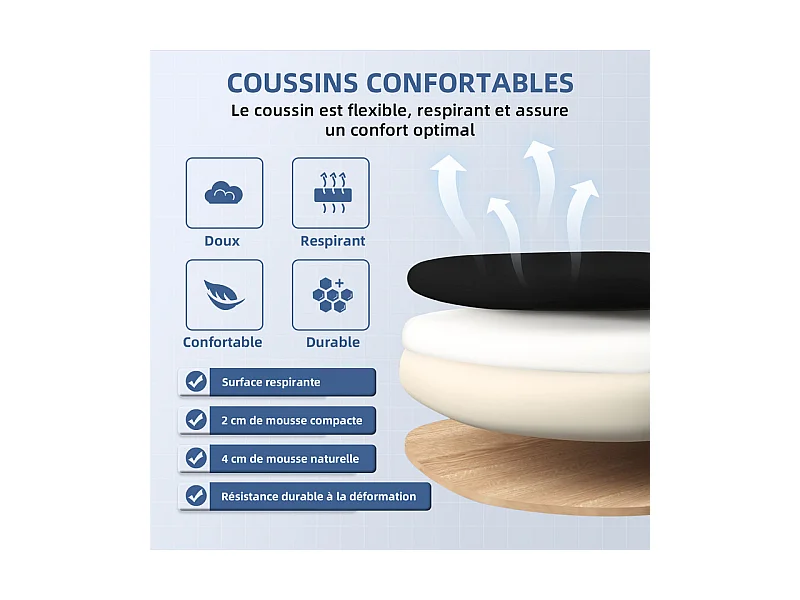 Chaise de bureau,Fauteuil de bureau,Accoudoirs Rabattables À 90°Et