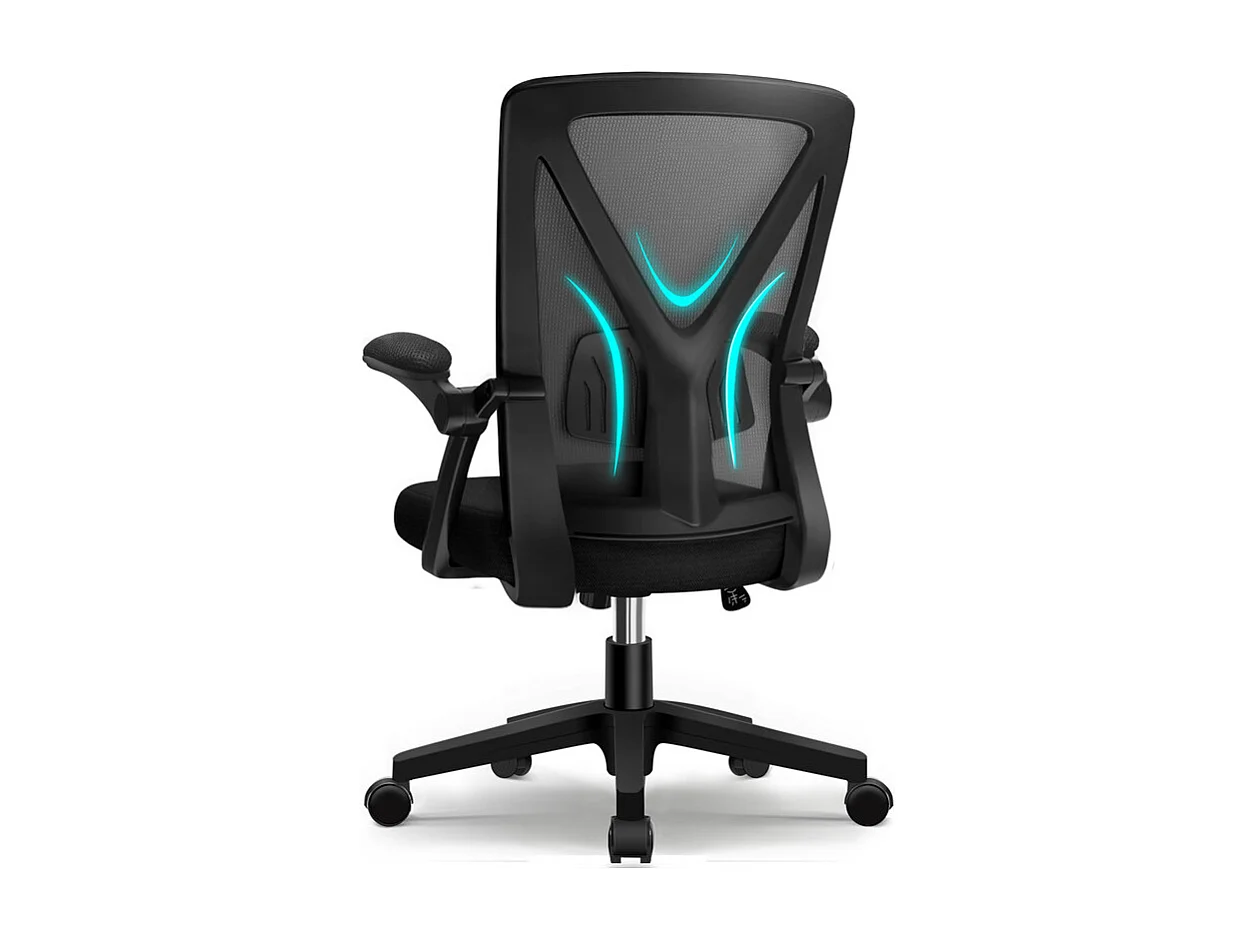 Chaise de bureau,Fauteuil de bureau,Accoudoirs Rabattables À 90°Et