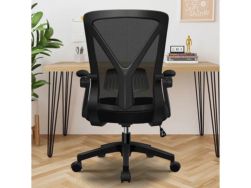 Chaise de bureau,Fauteuil de bureau,Accoudoirs Rabattables À 90°Et