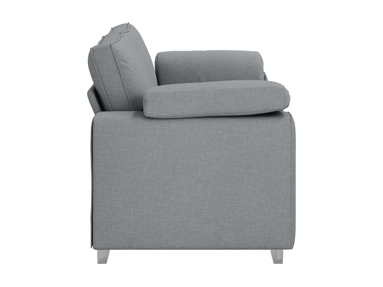 Canapé 2 places | Sofa pour Salon  avec coussin Gris clair 180x77x82 cm tissu