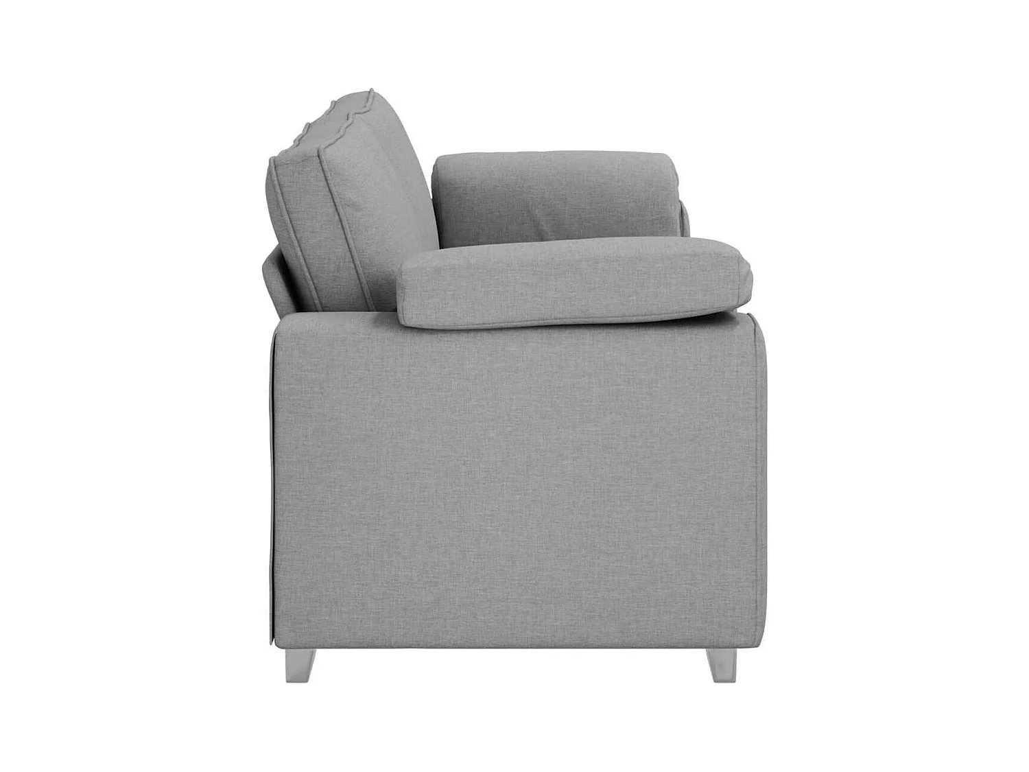 Canapé 2 places | Sofa pour Salon  avec coussin Gris nuage 219x77x82 cm tissu