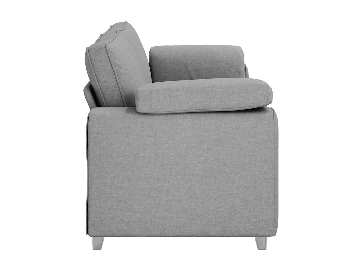 Canapé 2 places | Sofa pour Salon  avec coussin Gris nuage 219x77x82 cm tissu