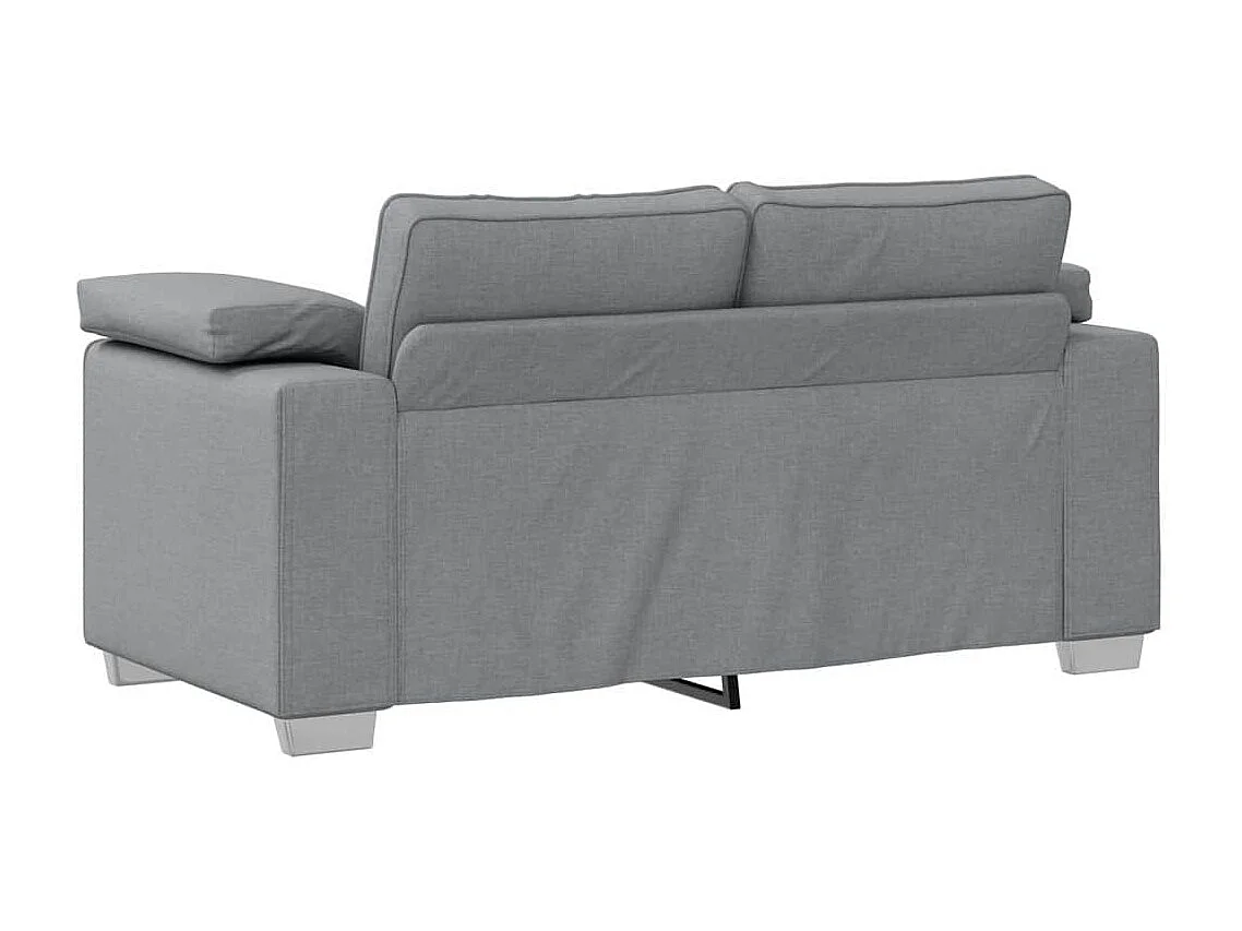 Canapé 2 places | Sofa pour Salon  avec coussin Gris clair 160x77x82 cm tissu