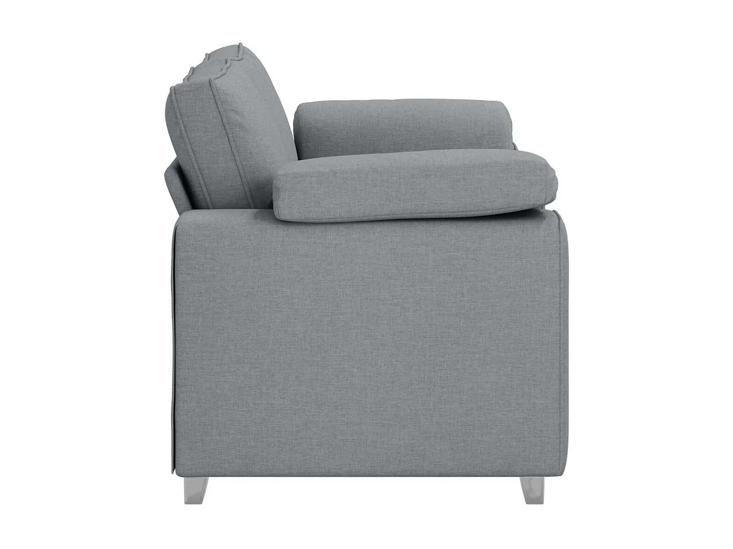 Canapé 2 places | Sofa pour Salon  avec coussin Gris clair 160x77x82 cm tissu