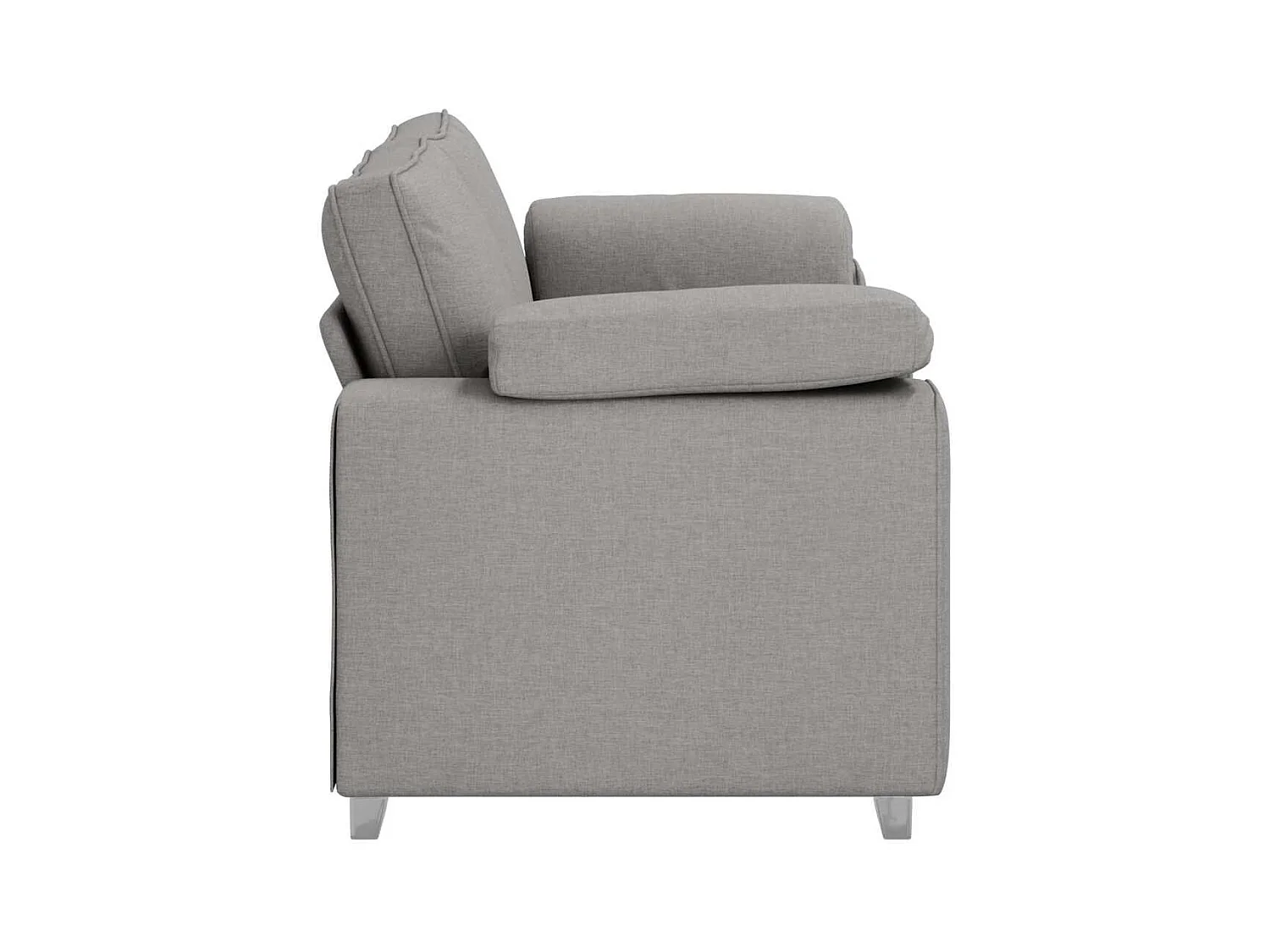 Canapé 2 places | Sofa pour Salon  avec coussin Gris nuage 180x77x82 cm tissu