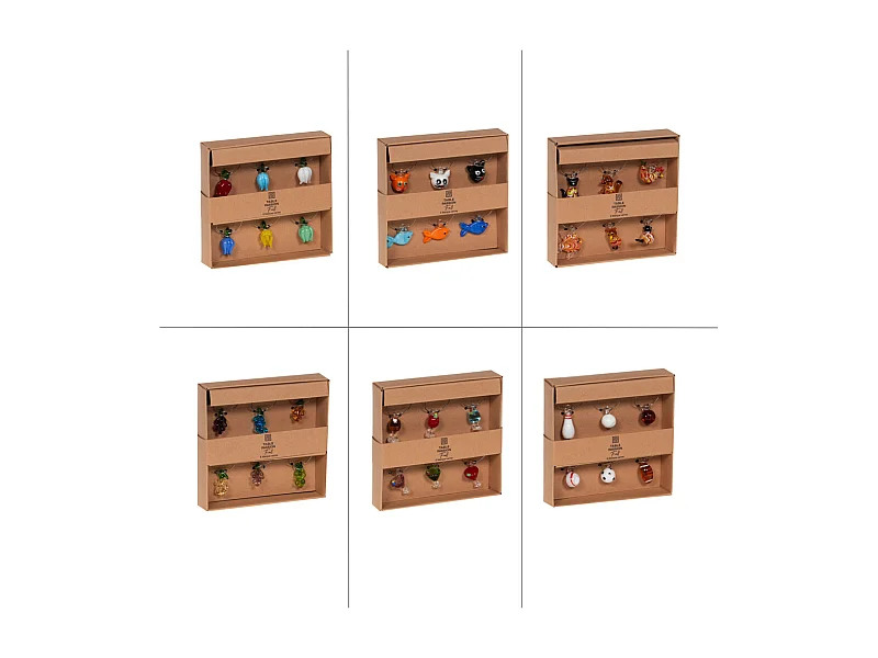 Set de 6 marque verre Fall (1 modèle aléatoire)