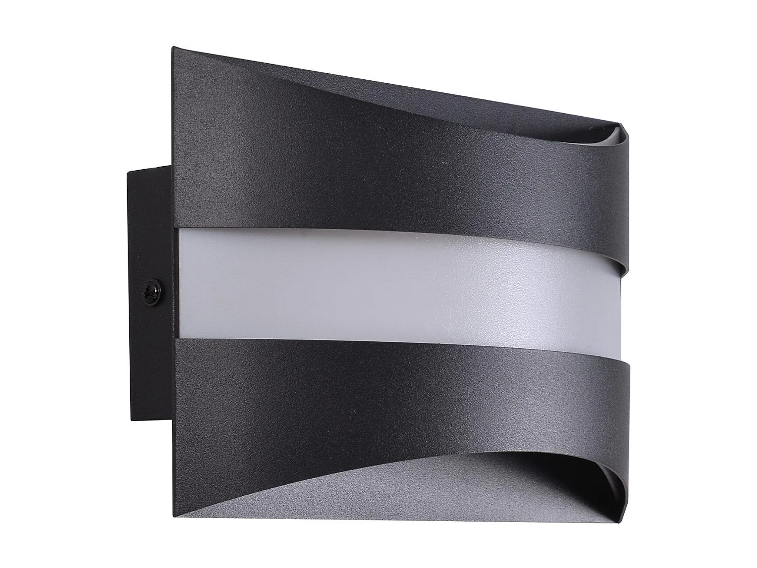 Applique murale LED Nettlife pour intérieur - Éclairage mural noir, éclairage vers le haut et vers le bas, 5W 3 000K, blanc chaud