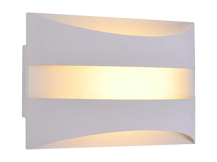 Nettlife Witte LED-wandlamp voor binnen - Modern design 3000K, 5W warmwitte wandverlichting, op- en neerwaartse verlichting