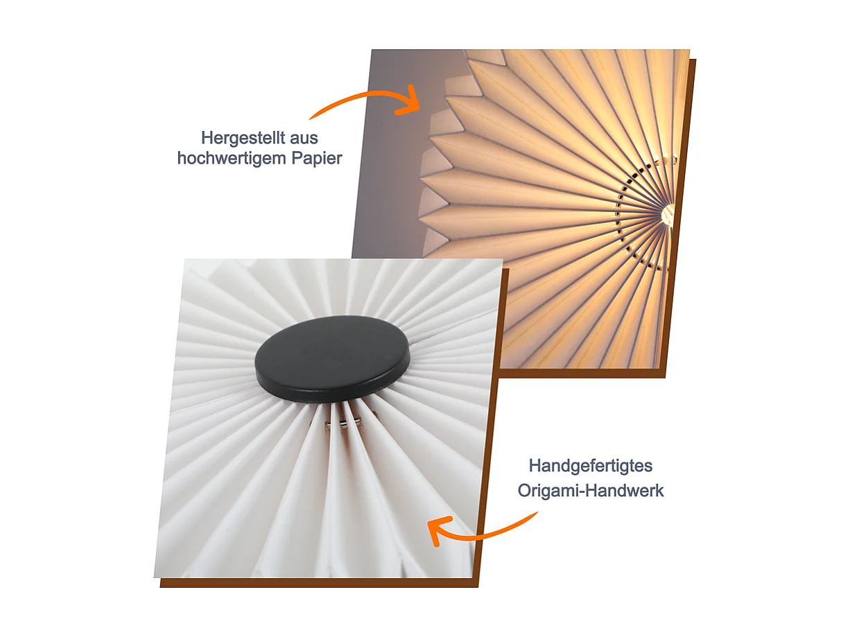 NETTLIFE Lampadaire vintage lampadaire salon - lampadaire abat-jour papier blanc lampadaire salon lampe G9