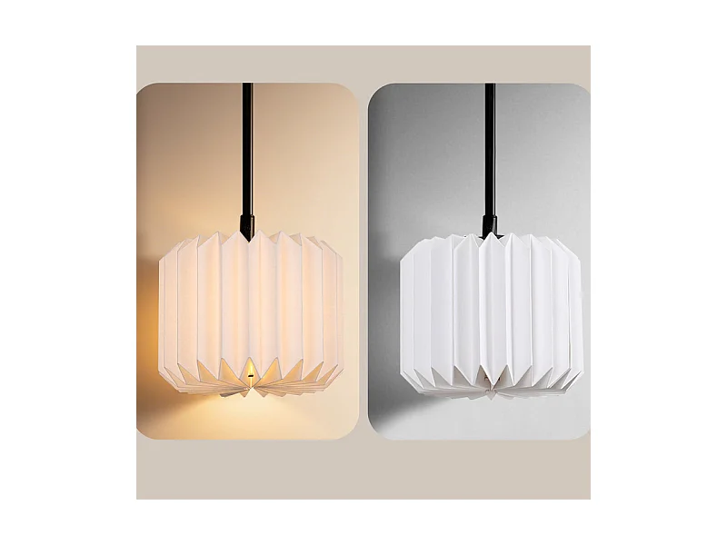 NETTLIFE Suspension table à manger lampe suspendue vintage - lampe suspendue salon salle à manger lampe 3 flammes blanc